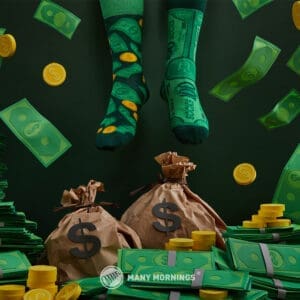 Geldsokken Met Dollars - Many Mornings - The Dollar