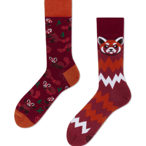 Rode panda sokken - Many Mornings - Red Panda